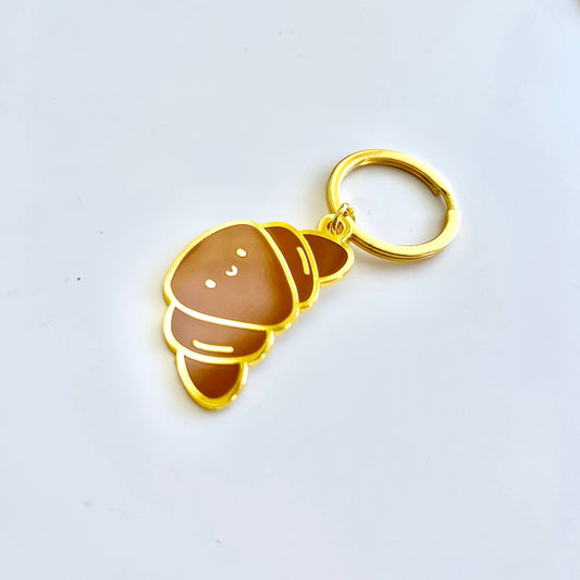 Croissant Keychain